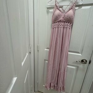 Pink Lily Maxi Dress